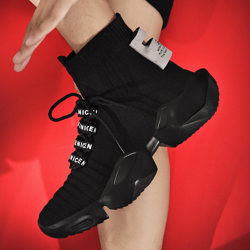 Wedding Supply Outlet - Plus Size Hightop High-soled Men Sport