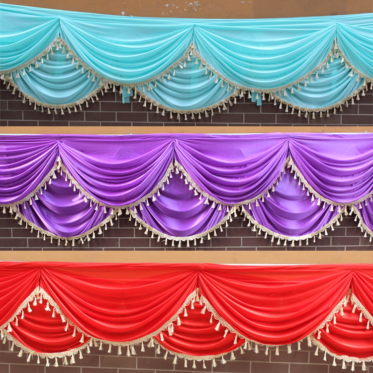 Wedding Supply Wholesale - 3/6M Faux Silk Swag Drape For