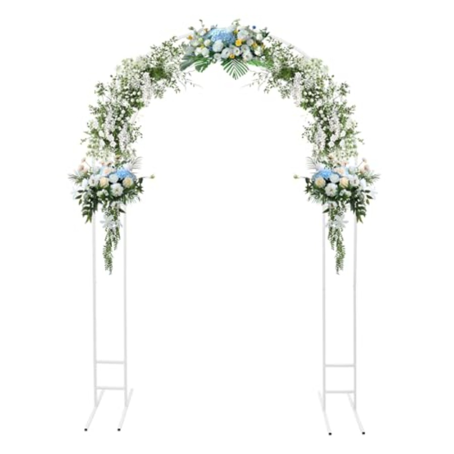 Wedding Balloon Arch - 7.2ft metal wedding arch with base