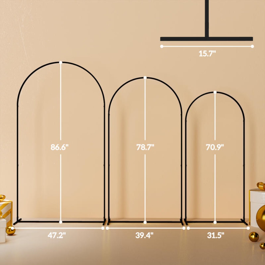 Metal Arch Backdrop Stand Set  - Wedding Balloon Arch 리뷰 및 가격