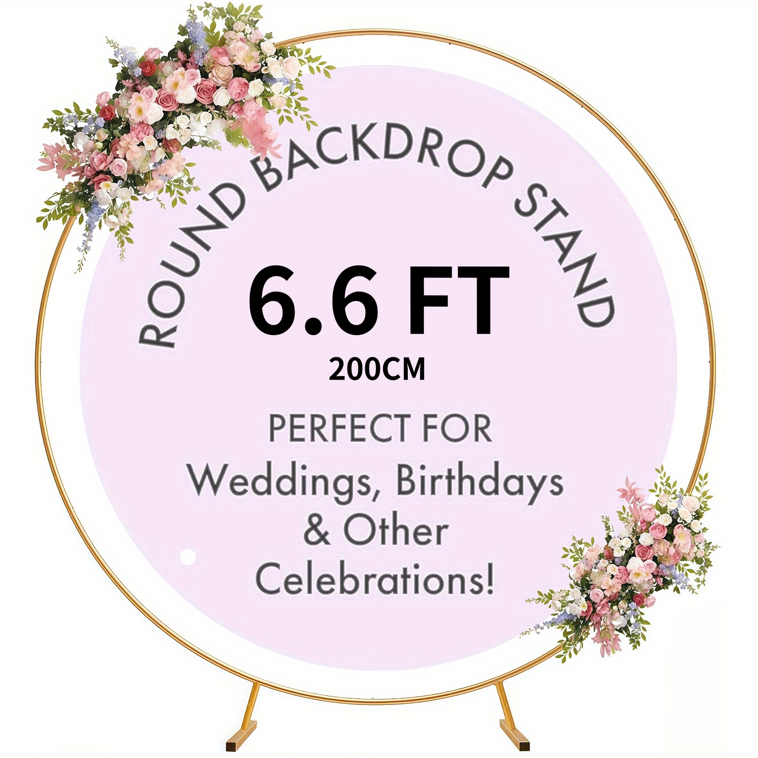 5.9-6.6-7FT Metal Circular Bal - Wedding Balloon Arch 리뷰 및 가격