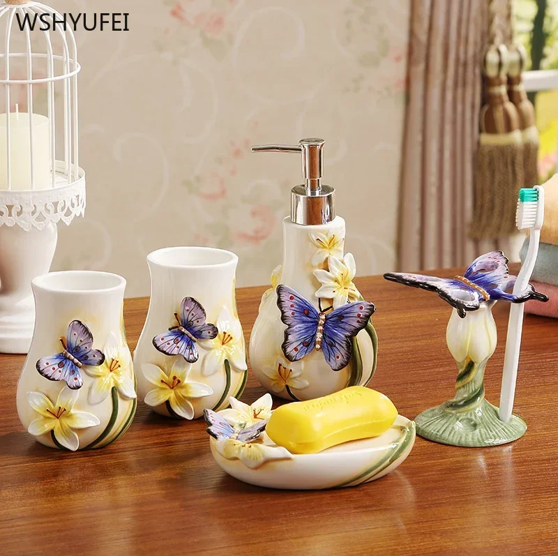 5Pcs Direct sales new garden b - Wedding Bathroom Supply Kit 리뷰 및 가격