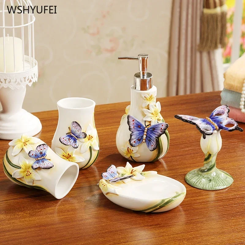 5Pcs Direct sales new garden b - Wedding Bathroom Supply Kit 리뷰 및 가격