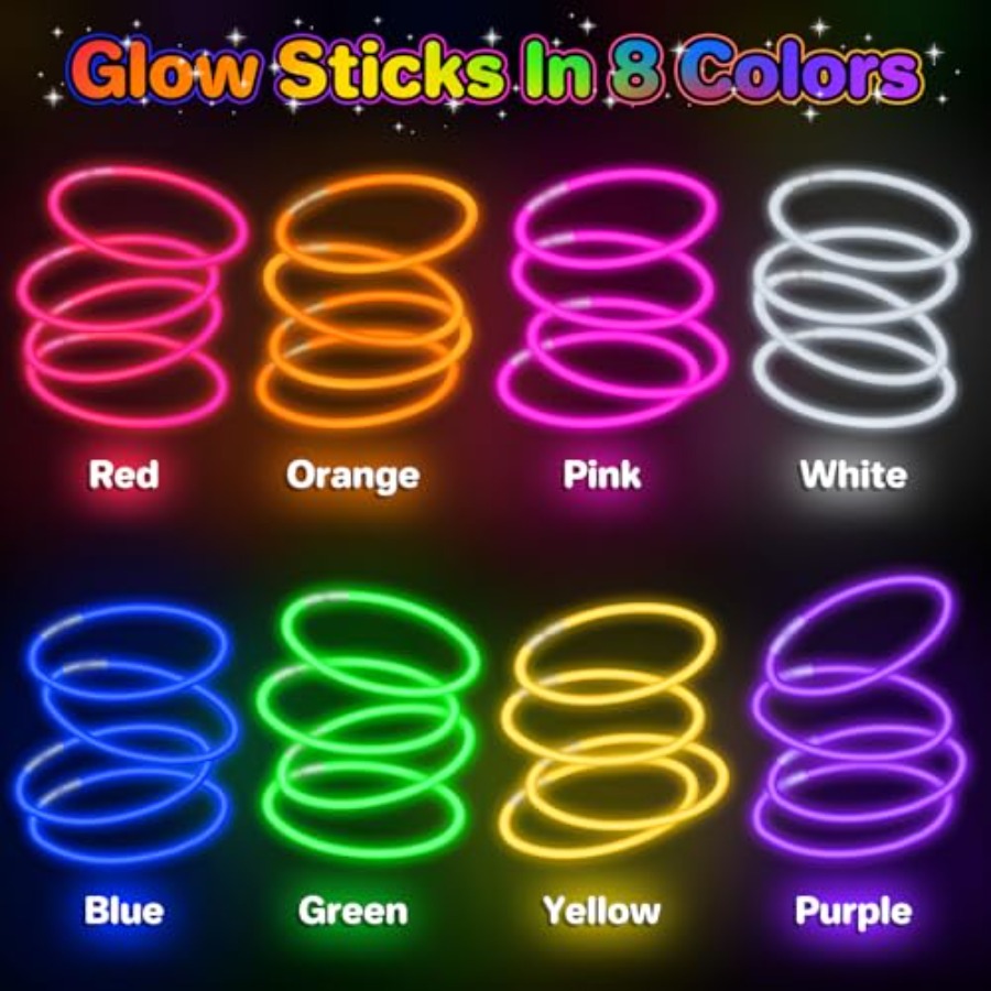 400Pcs Glow Sticks Bulk Party  - Wedding Supply In Bulk 리뷰 및 가격