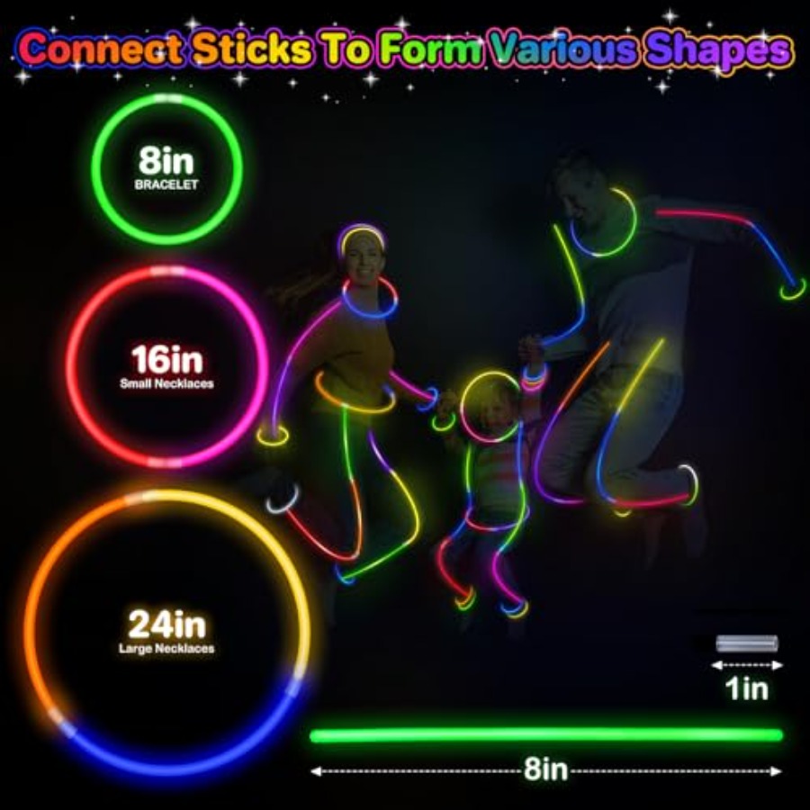 400Pcs Glow Sticks Bulk Party  - Wedding Supply In Bulk 리뷰 및 가격