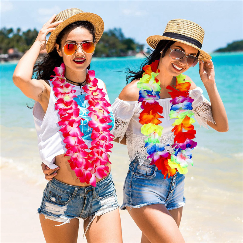 ABLN-6Pcs Hawaiian Leis Neckla - Wedding Supply In Bulk 리뷰 및 가격