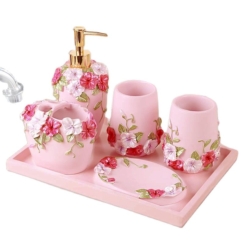 Wedding Gift Kit-Pink Rose Flo - Wedding Bathroom Supply Kit 리뷰 및 가격