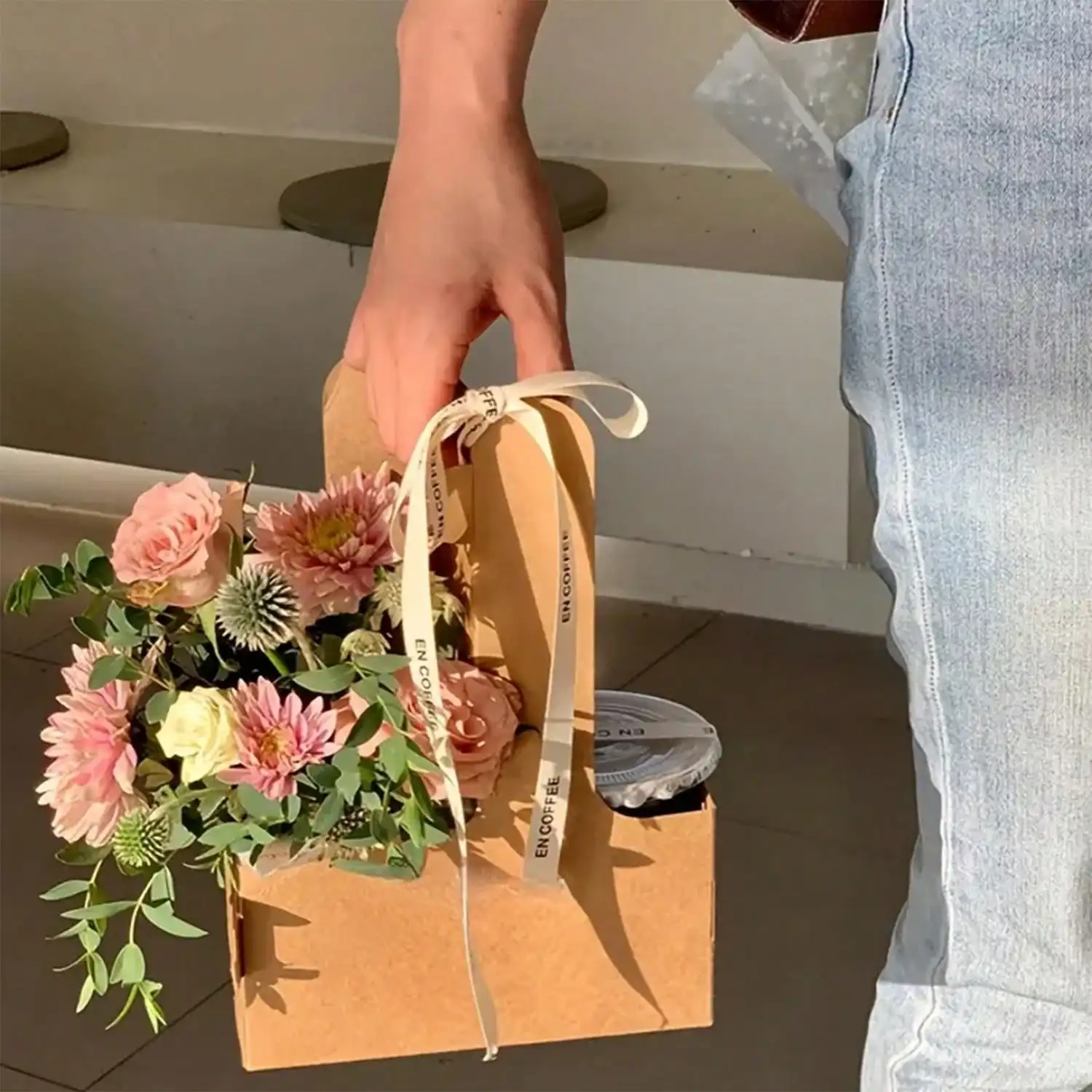 Kraft Paper Flower Bouquet Gif - Wedding Hampers 리뷰 및 가격