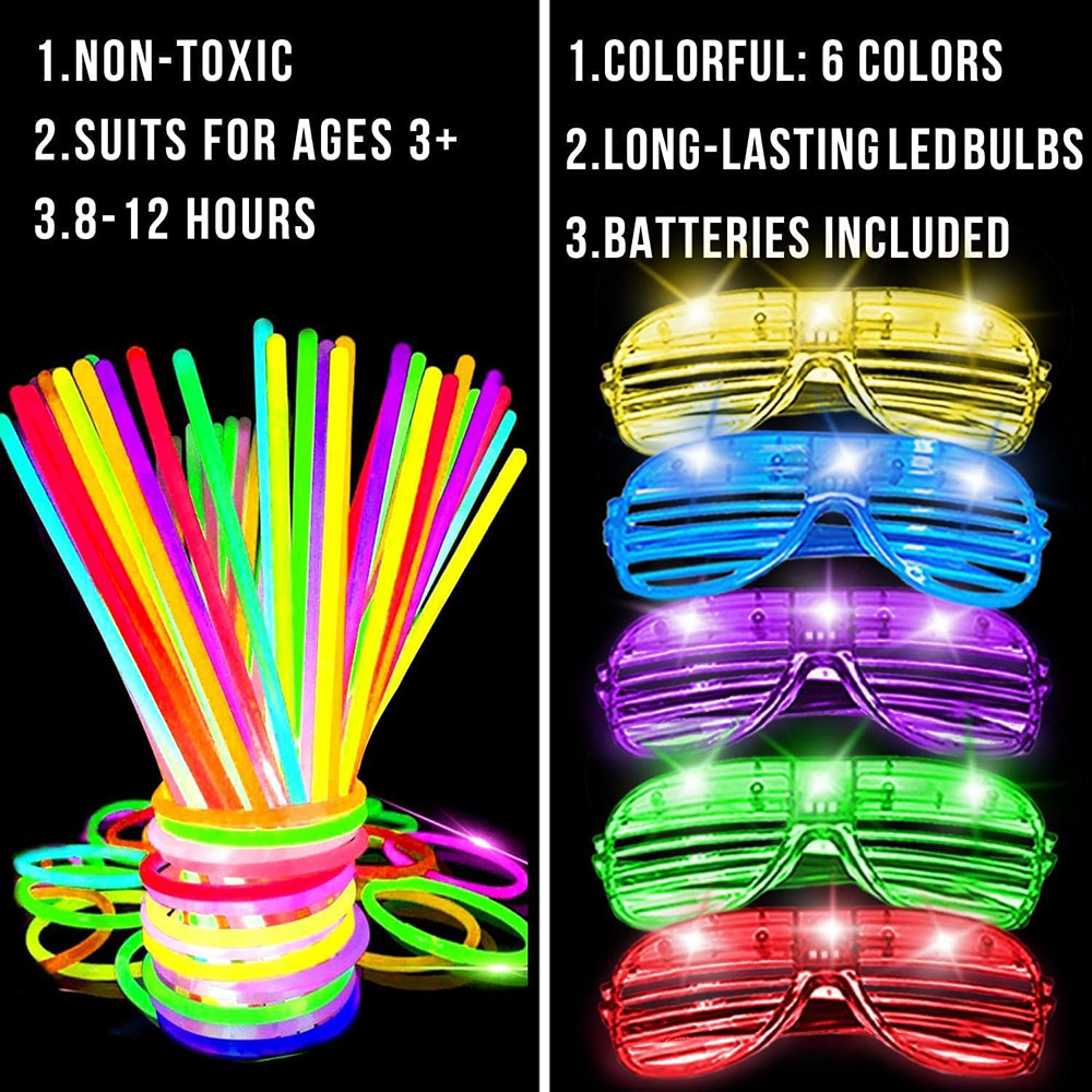 136Pack Glow in The Dark Light - Wedding Supply In Bulk 리뷰 및 가격