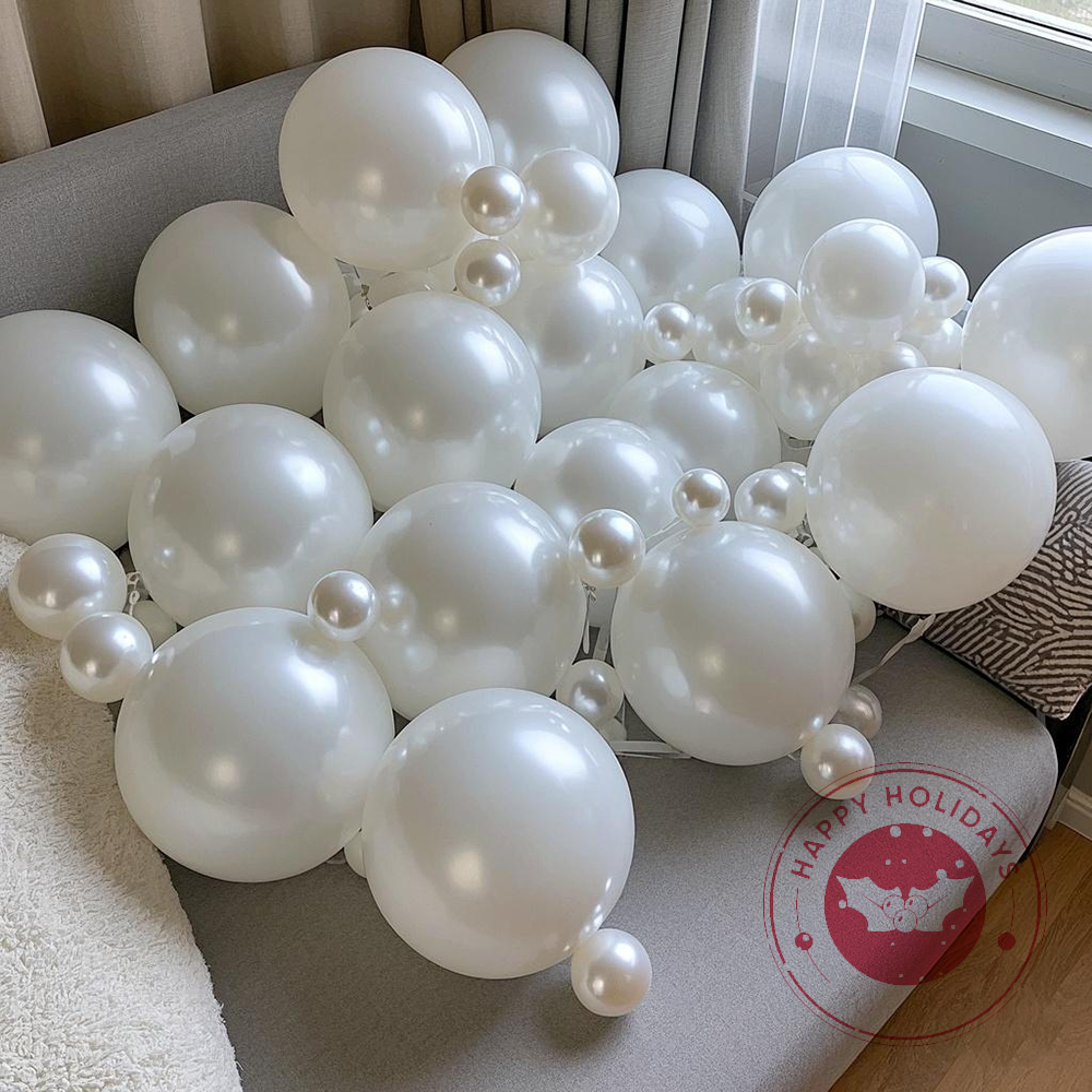 5/10/12inch Pearl White Balloo - Wedding Supply Wholesale 리뷰 및 가격
