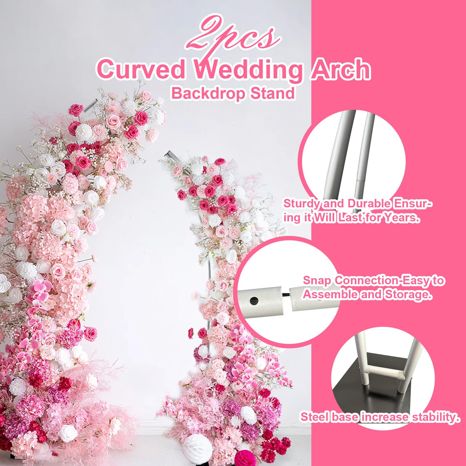 Half Arch Balloon Stand, Flowe - Wedding Balloon Arch 리뷰 및 가격