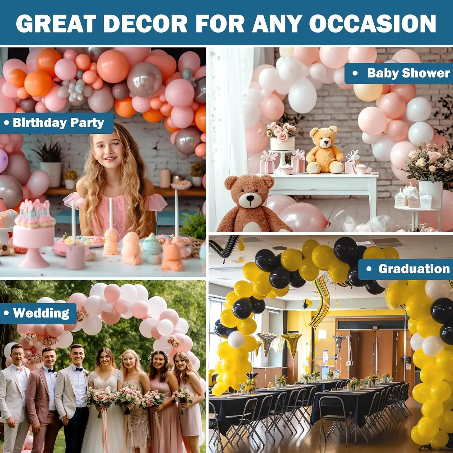 32.8 Feet Balloon Arch Garland - Wedding Balloon Arch 리뷰 및 가격