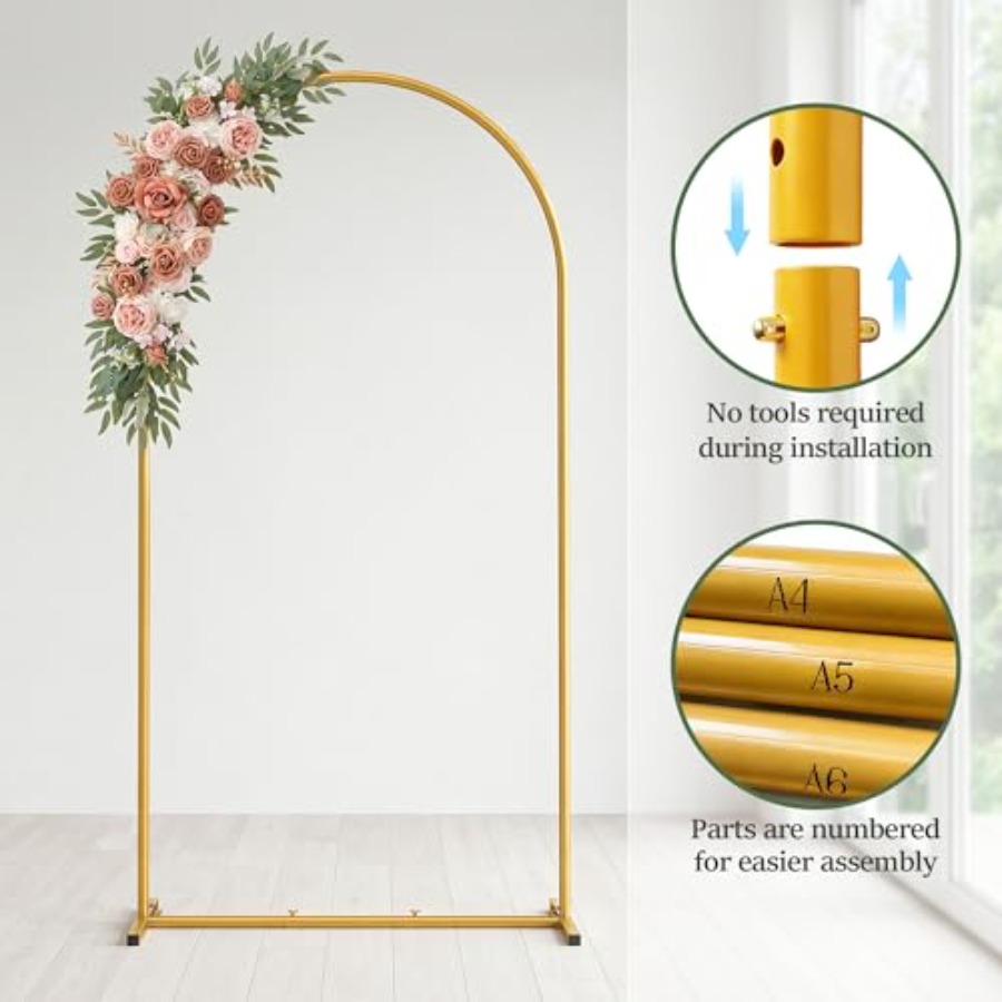 6. Arch Backdrop Stand, Metal  - Wedding Balloon Arch 리뷰 및 가격