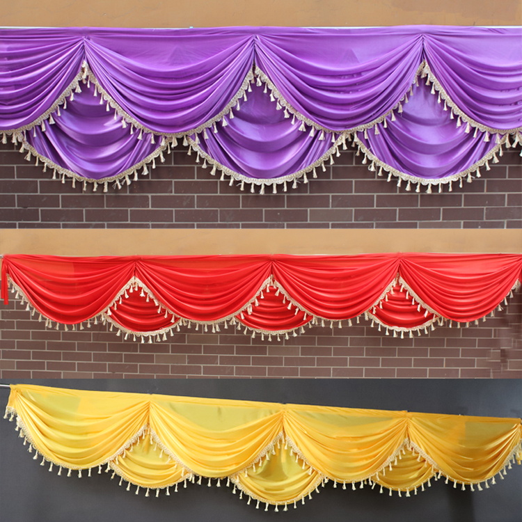 3/6M Faux Silk Swag Drape For  - Wedding Supply Wholesale 리뷰 및 가격