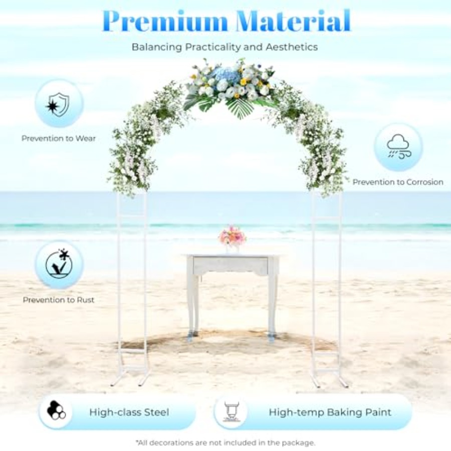 7.2ft metal wedding arch with  - Wedding Balloon Arch 리뷰 및 가격