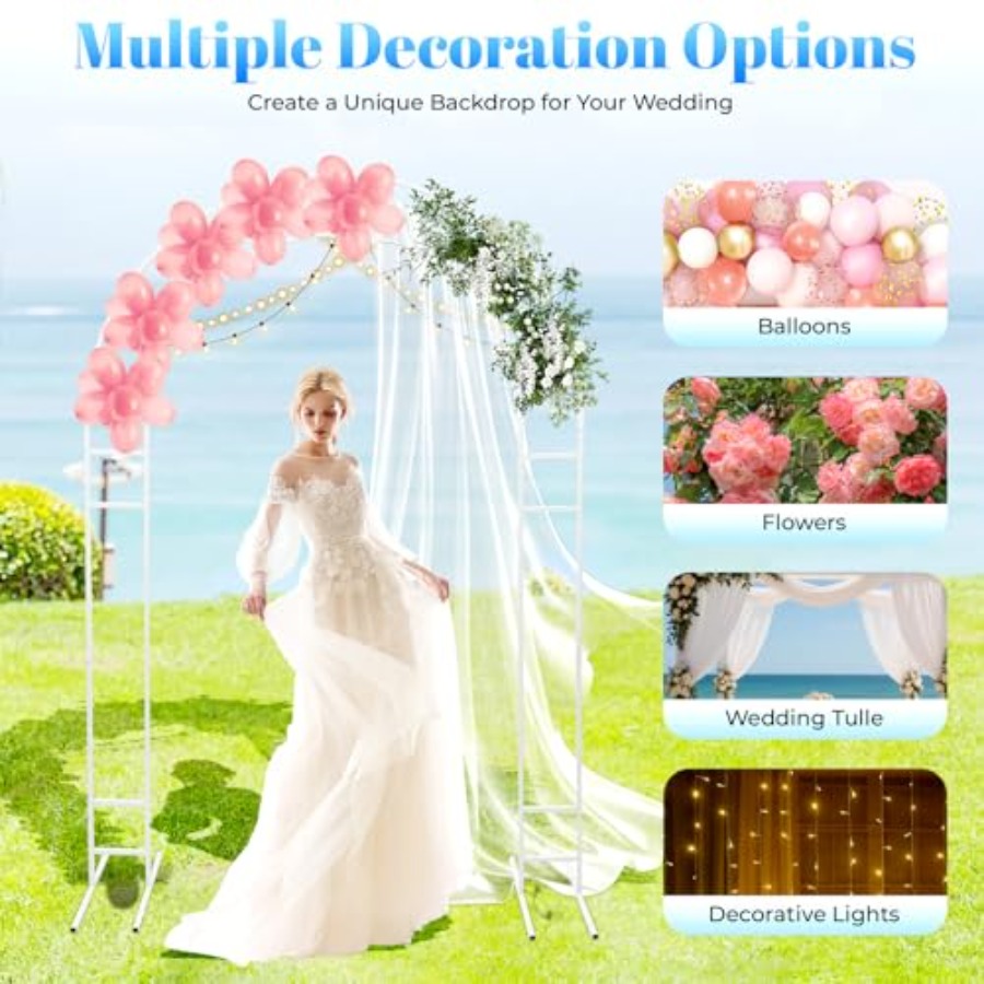 7.2ft metal wedding arch with  - Wedding Balloon Arch 리뷰 및 가격