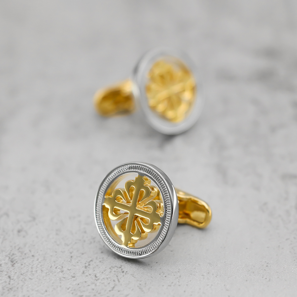 Luxury Iris Flower Cufflinks H - Wedding Supply Factory 리뷰 및 가격
