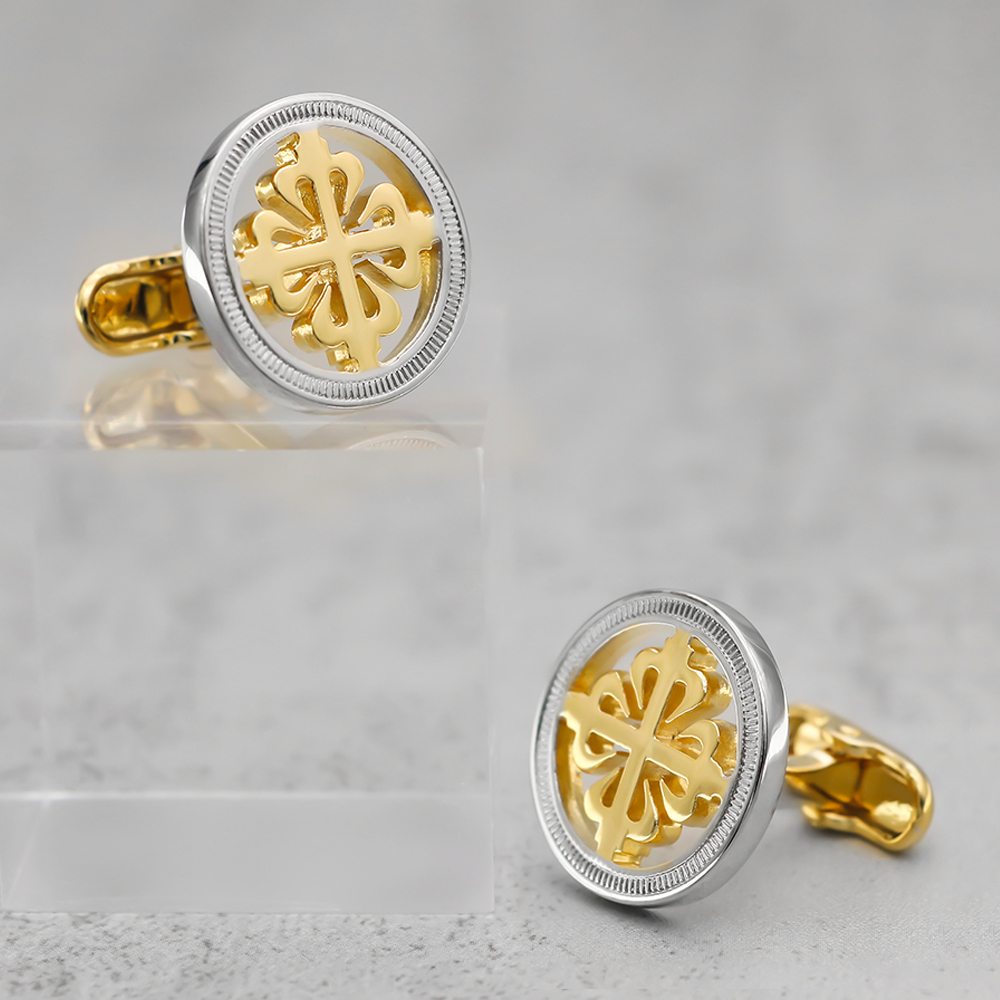 Luxury Iris Flower Cufflinks H - Wedding Supply Factory 리뷰 및 가격