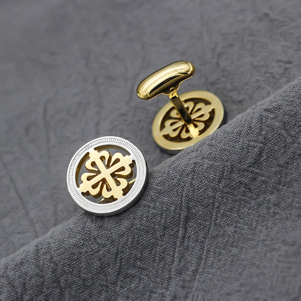 Luxury Iris Flower Cufflinks H - Wedding Supply Factory 리뷰 및 가격