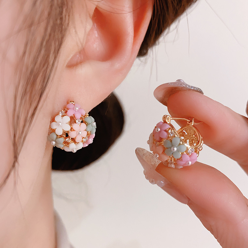 Fashionable Zircon Pearl Flowe - Wedding Hampers 리뷰 및 가격