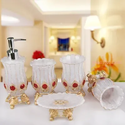 Bathroom Accessories Five-piec - Wedding Bathroom Supply Kit 리뷰 및 가격
