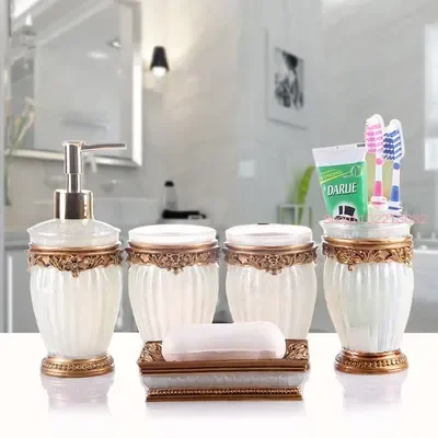 Bathroom Accessories Five-piec - Wedding Bathroom Supply Kit 리뷰 및 가격