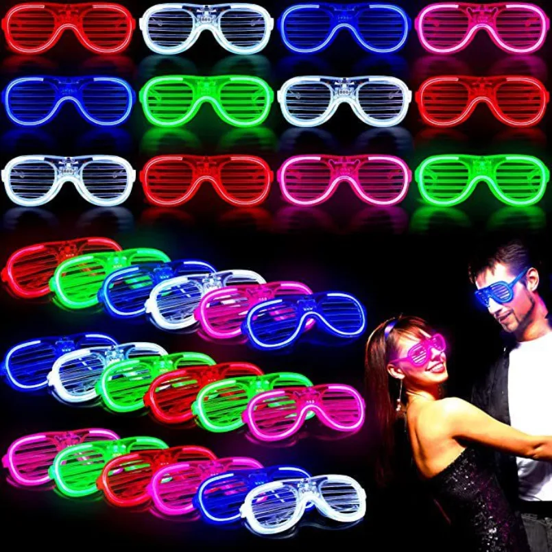 10-30Pcs Light Up LED Glasses  - Wedding Supply In Bulk 리뷰 및 가격