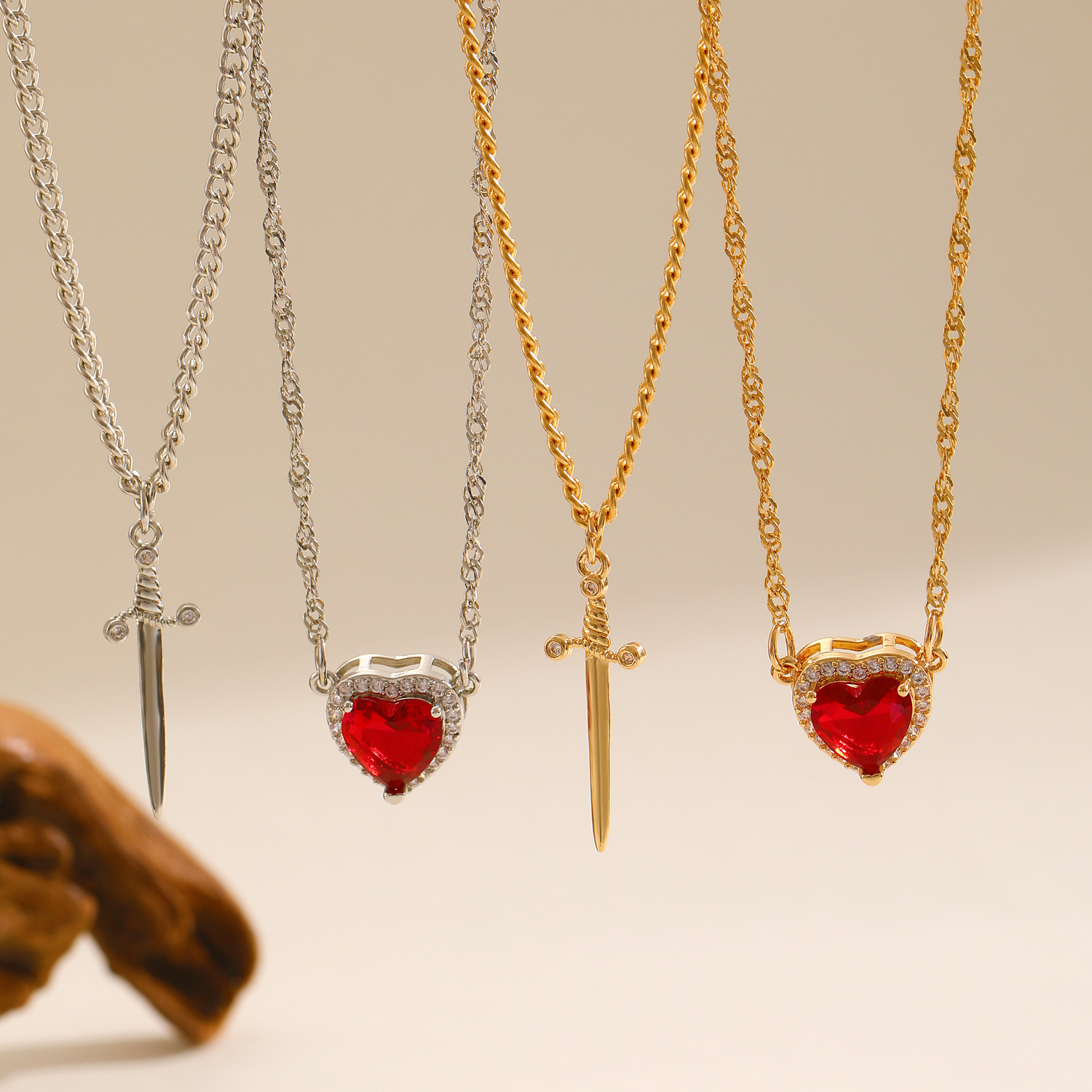 Gothic Heart and Sword Couple  - Wedding Qw 리뷰 및 가격