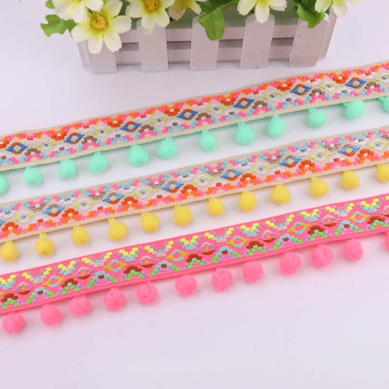Polyester Fabric Pom Pom Tasse - Wedding Supply Wholesale 리뷰 및 가격