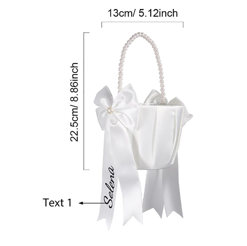 Custom Name Flower Girl Basket - Wedding Hampers 리뷰 및 가격