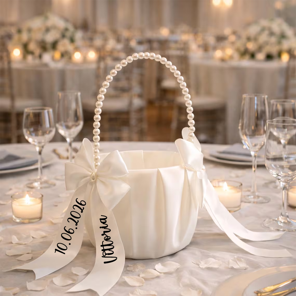 Custom Name Flower Girl Basket - Wedding Hampers 리뷰 및 가격