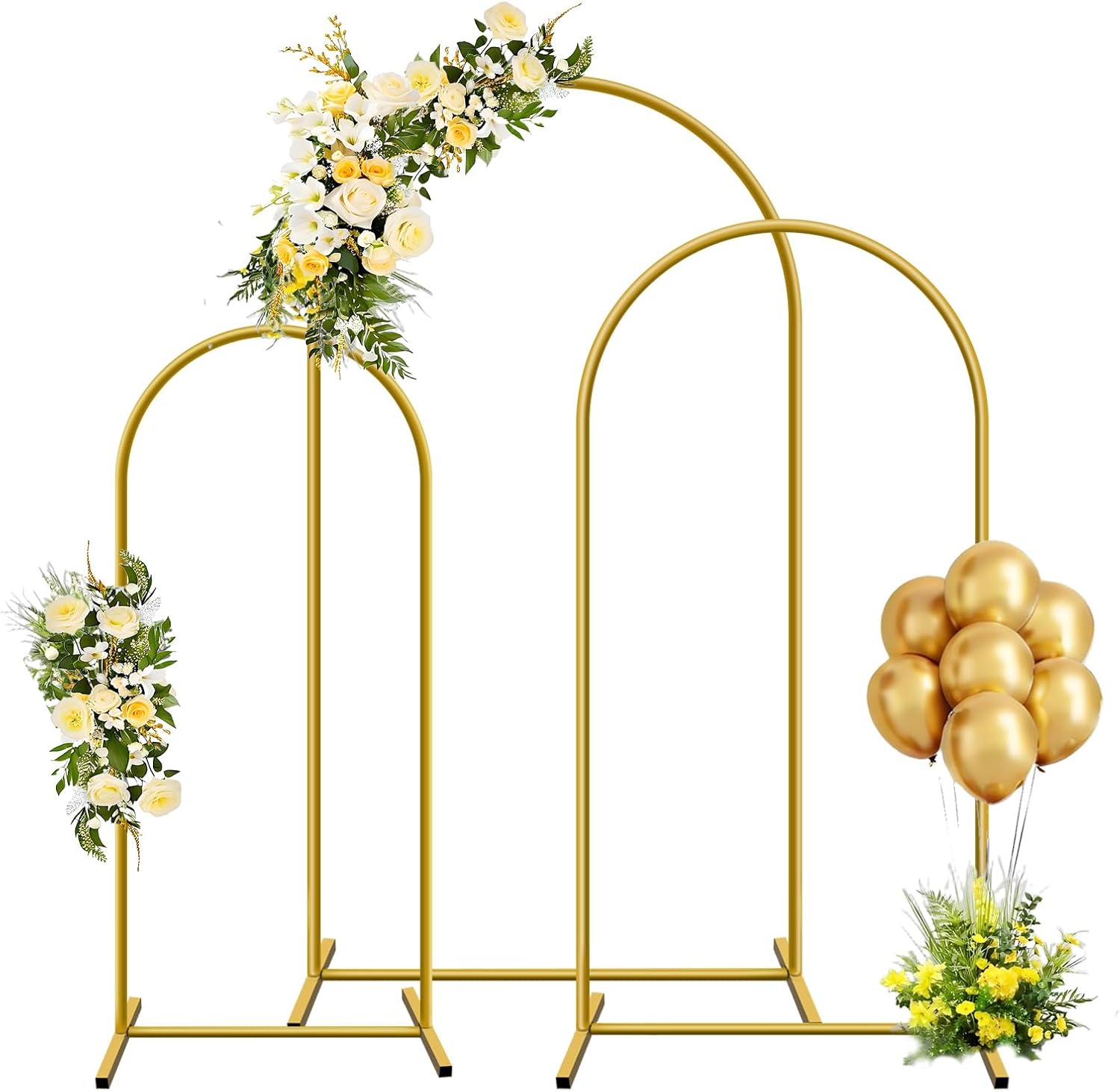 1pc Gold Metal Arch Backdrop S - Wedding Balloon Arch 리뷰 및 가격