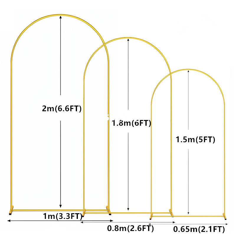1pc Gold Metal Arch Backdrop S - Wedding Balloon Arch 리뷰 및 가격