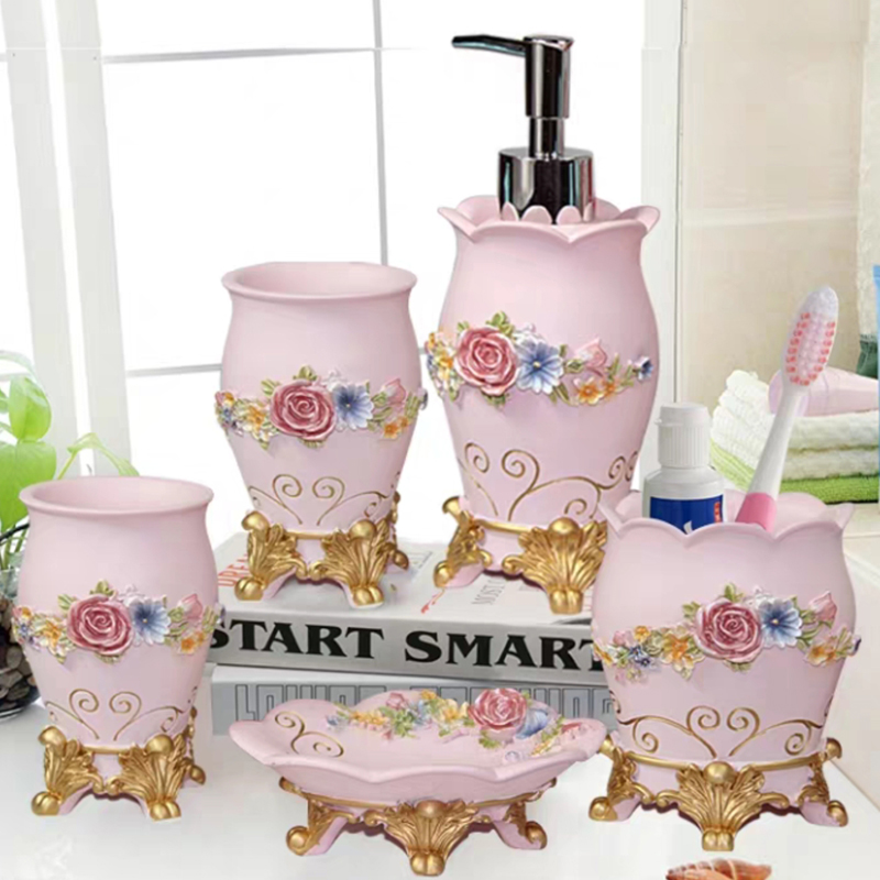 5pcs Fashion Bathroom Supplies - Wedding Bathroom Supply Kit 리뷰 및 가격