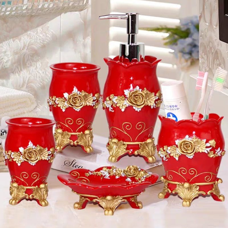 5pcs Fashion Bathroom Supplies - Wedding Bathroom Supply Kit 리뷰 및 가격