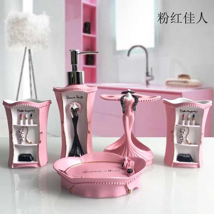 5pcs Fashion Bathroom Supplies - Wedding Bathroom Supply Kit 리뷰 및 가격