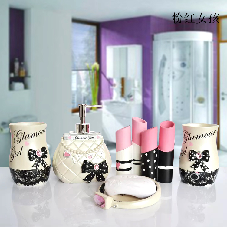 5pcs Fashion Bathroom Supplies - Wedding Bathroom Supply Kit 리뷰 및 가격