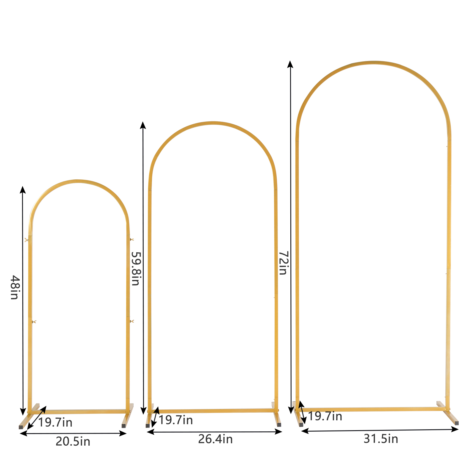 Golden metal balloon arch brac - Wedding Balloon Arch 리뷰 및 가격