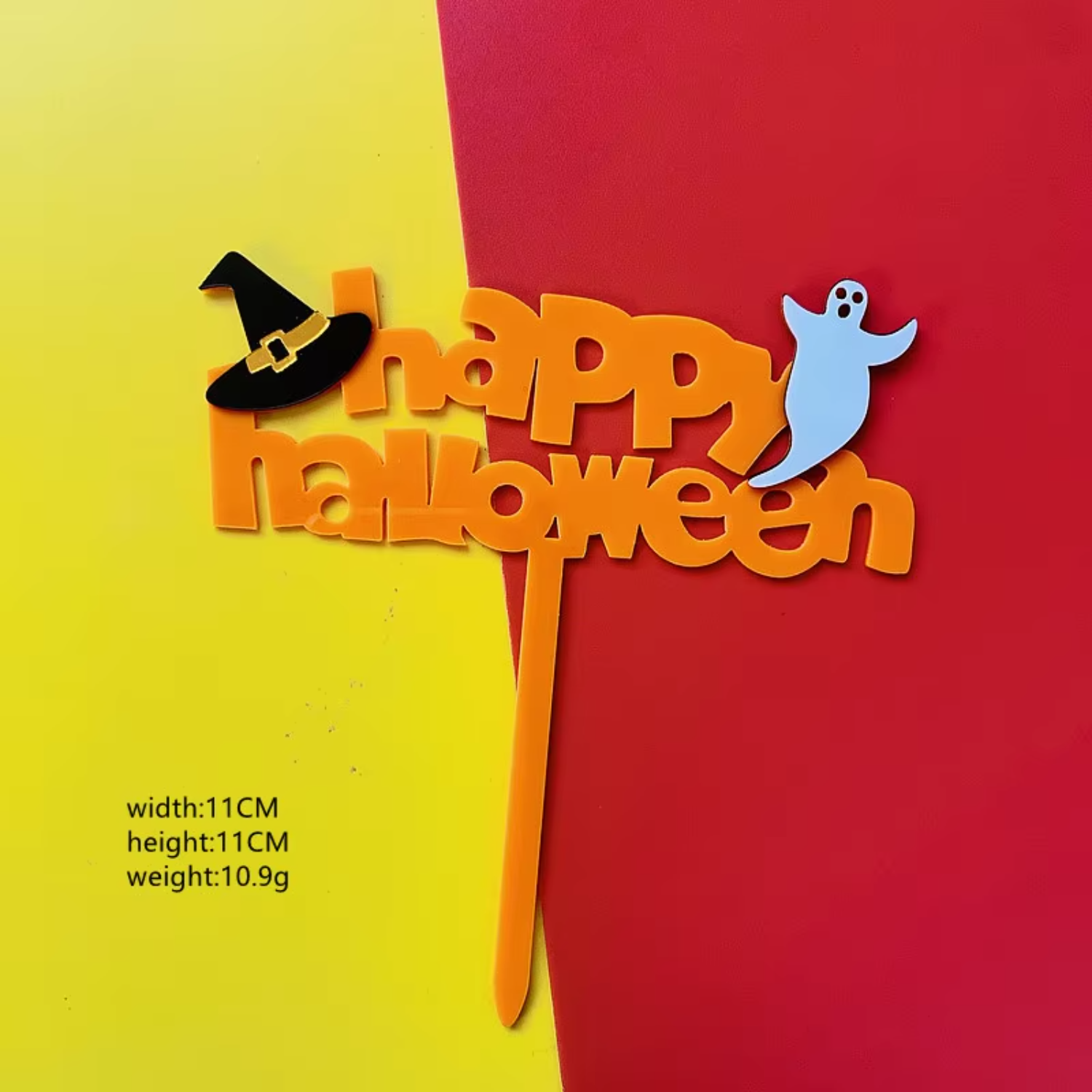 Happy Halloween Acrylic Cake T - Wedding Supply Factory 리뷰 및 가격