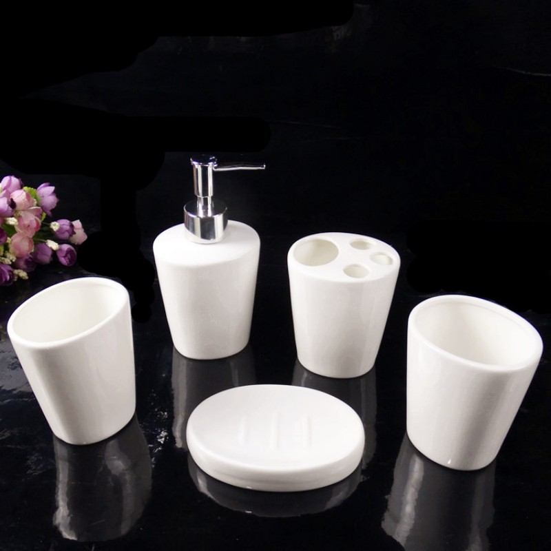 White Ceramic Bathroom Supplie - Wedding Bathroom Supply Kit 리뷰 및 가격
